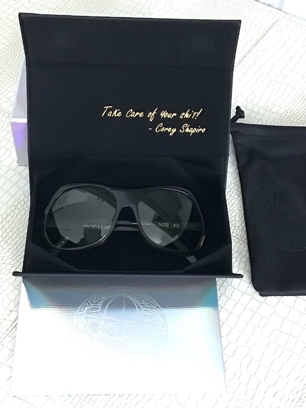Very Rare New (Unused) Vinatage CHRISTIAN ROTH 14210 Sunglasses in color KH